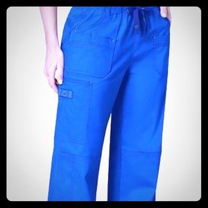 WonderWink royal blue faith cargo scrub pants